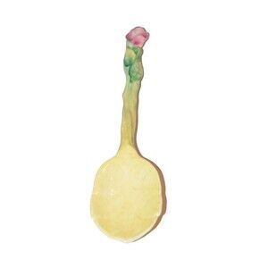 Royal Winton Grimwades Rose Bud Yellow Salad spoon replacement crazing repair